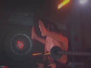 Lara croft sa ang orgasmo makina