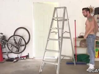 Gay adult clip in the garage