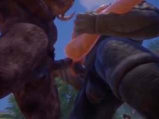 राक्षस साथ घोडा डिक्स बकवास बस्टी ब्लोंड &vert; बड़ा डिक मॉन्स्टर &vert; ३डी सेक्स फ़िल्म वन्य जीवन