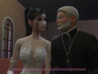 &lbrack;trailer&rsqb; pengantin perempuan menikmati yang lepas hari sebelum mendapat married&period; x rated klip dengan yang priest sebelum yang ceremony - nakal betrayal