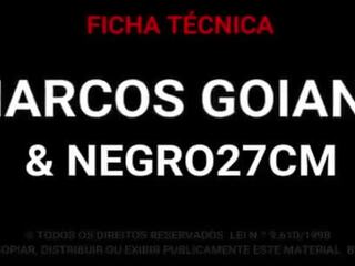 Marcos goiano - גדול שחור זין 27 cm זיון שלי ברבק/בלי גומי ו - עוגית