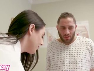 Trickery - MD Angela White fucks the wrong patient
